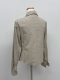 Asso Check Slim Fit Crop Shirt