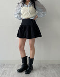 Tiered Flare Mini Skirt