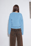 wide brown washing denim