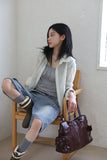 Sandy shirring t-shirt