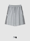 Track Snap Bermuda Pants