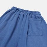 Cut-off washed sweatpants