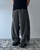 Nylon Piping Snap Pants