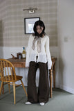 O-ring wrap slacks pants