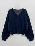 [Plan] Pintuck Daily V-Neck Knit