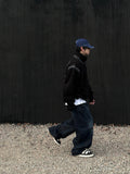 Dope Coated Wide Denim Pants