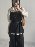 Renne Belted Loose-Fit Blouse