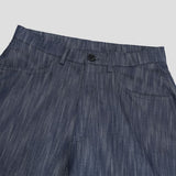 Eddy slub point denim pants