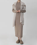 [Premium] Whole Garment Libra Drape Long Shawl Set