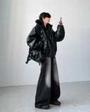 Keysia Fur Leather Jumper