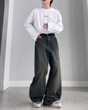 Older Maxi Wide Denim Pants