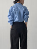 Rio Poplin Wrap Loose Fit Shirt