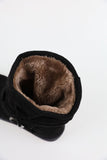 Shirring Fur Middle Boots