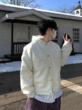 Whitey Fork Leather Hood Jumper