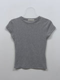 Basic Tension Cap Short Sleeve T-shirt