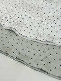 Dot Crease Mermaid Midi Skirt