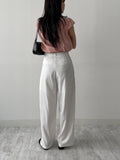 Yuke String Crop Blouse