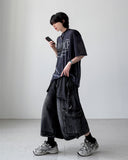 Hito Strap Bermuda Denim
