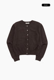 Ciel round button-up cardigan