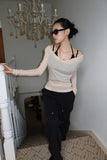 Holter ribbed sleeveless