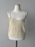 Garlic Punched Knit Bustier