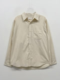 [Unisex] Solid Cotton Overfit Shirt
