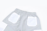 Patch Nylon Curved Pants