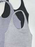 Striped Halterneck Sleeveless
