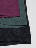 Jacquard flower long skirt