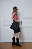 suede middle boots