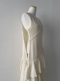 Bohemian Tiered Sleeveless Long One Piece