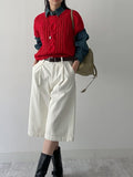 Bread Cable Half Knit