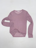 Weekly Tencel See-through Long Sleeve T-shirt