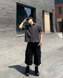 Rev Deep Dyeing Cargo Bermuda Pants