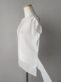Hepburn Wrap Boat Neck Blouse