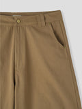 Mauve Embroidered Pocket Bermuda Shorts