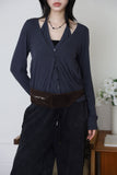 Sorbet Halter T-shirt