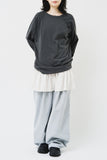 (W) Dot Frill Wrap Skirt