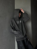 Vintage Pigment Flame Hoodie