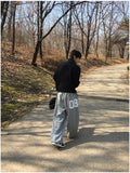 08 Basic Pintuck Wide Sweatpants