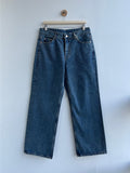 Dark Blue Wide Denim