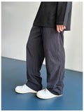 Twill Basic Corduroy Wide Pants