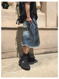 Checka Dirty Oil Bermuda Denim Pants