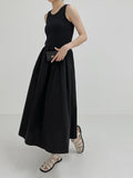 Mix Layered Long One Piece