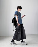Bruce Cargo Bermuda Denim