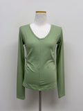 [Basic Item]Tolin V-Neck Tension Long-Sleeve T-Shirt