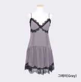 Sharala Slip Lace Bustier One Piece