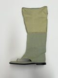 Denim Folding Toe Open Flip Flop Boots