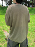 Gallery Waffle Long Sleeve Knit T-shirt