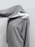 Picnic Off-Shoulder Layered Sweatshirt